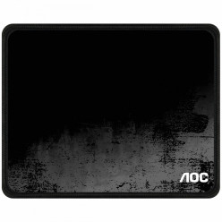 AOC MM300L Gaming Mousepad, Natural Rubber, Size 450mm x 400mm x 3 mm, Anti-slip rubber base and comfortable padding, Compatible with optical or laser mice, Black
